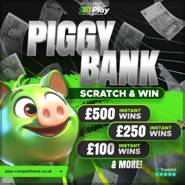 PIGGY BANK SCRATCH CARDS! WIN INSTANTLY!